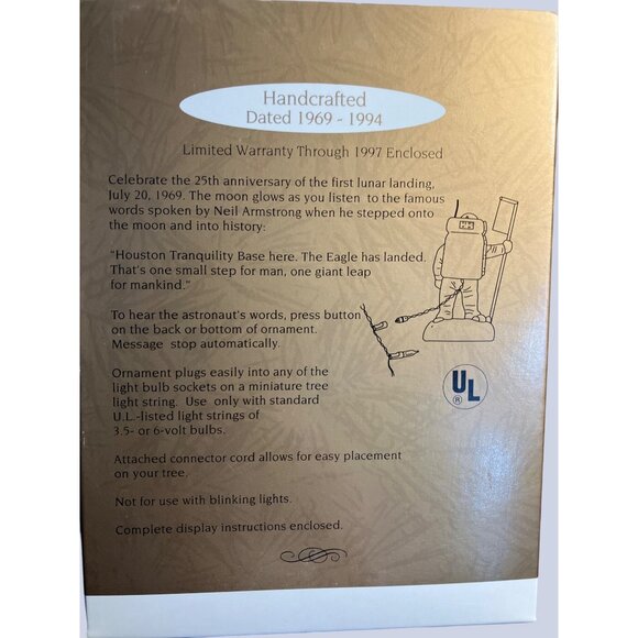 Hallmark Keepsake Ornament 1994  the Eagle Has Landed - Picture 4 of 12